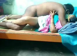 Indian aunty bathing hubmasa